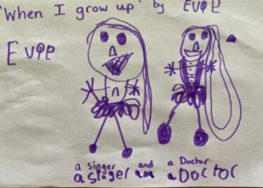 When I grow up... by Evie Bain age 5