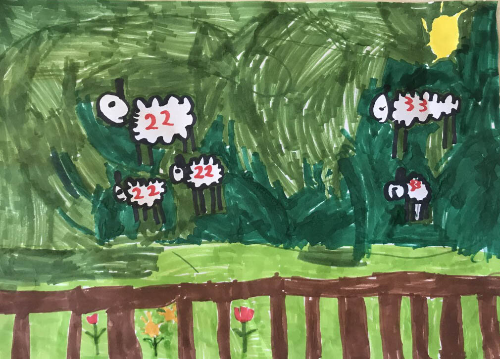 My Idea of Spring by Freddie Wilson age 5