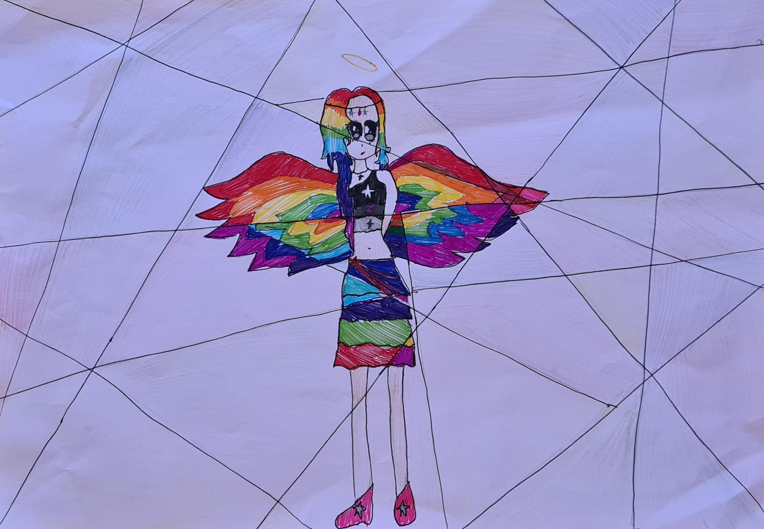 Rainbow Angel by Sophia Robinson-Hamilton age 12