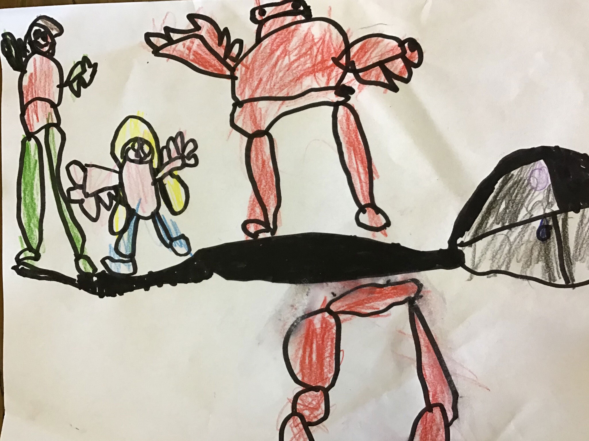 Molly Foubister aged 5 Crabbing