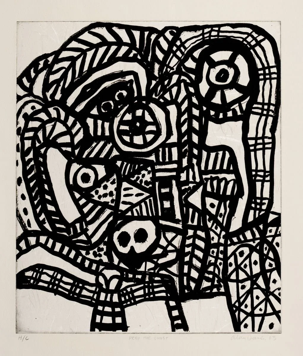 This week @artukdotorg #OnlineArtExchange is about &lsquo;Ghosts and ethereal art&rsquo; for Ghost Objects: Summoning Leighton&rsquo;s Lost Collection at Leighton House @leightonsambournemuseums

Here's Deep the Ghost by Alan Davie (1920&ndash;2014) 