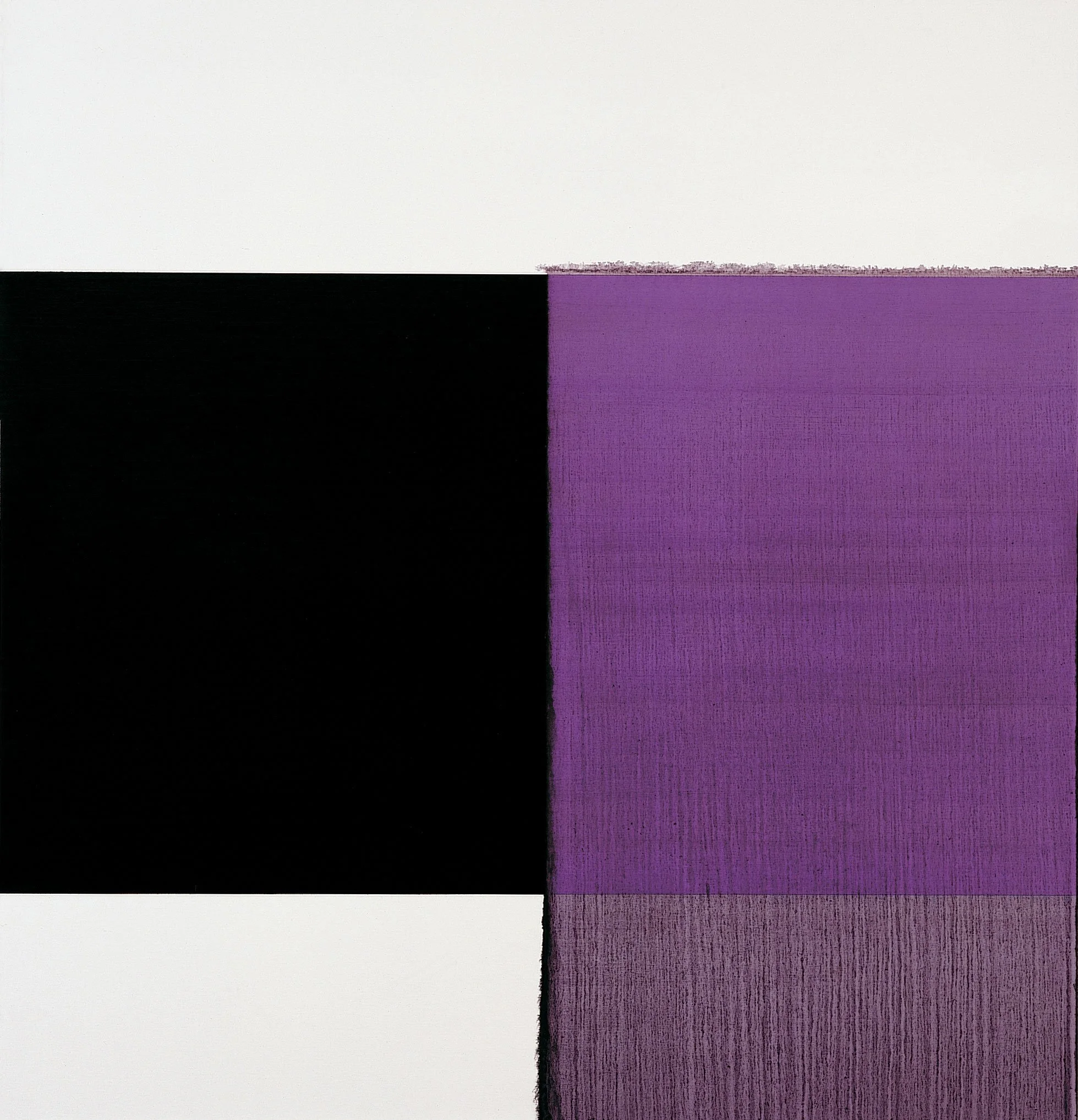 This week's #WednesdayWorkoftheWeek is Callum Innes Exposed Painting, Deep Violet, Charcoal Black 2004 from our collection.

&copy; the artist

#PierArtsCentre