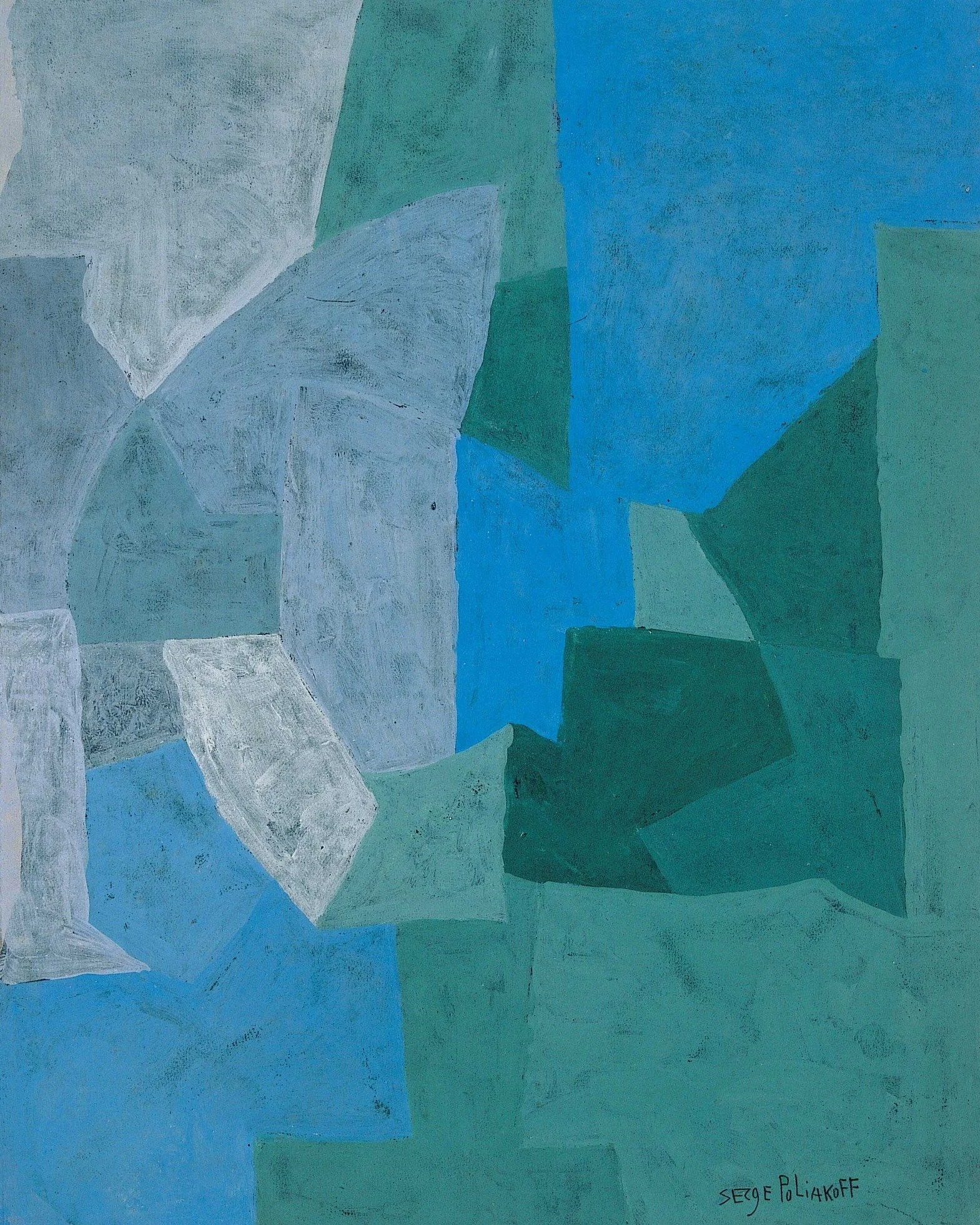 Today we Celebrate the birth of Serge Poliakoff (1906-69) with Composition 1959 from our Collection

#PierArtsCentre