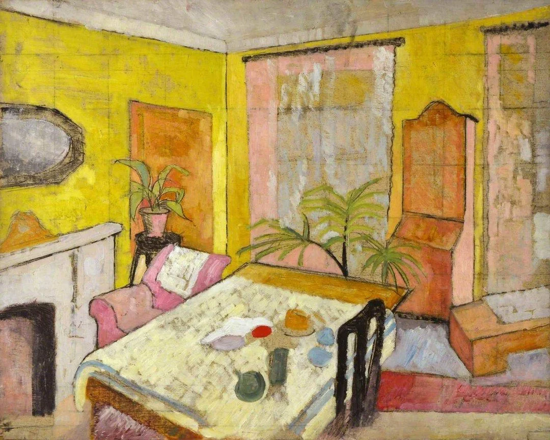 This week @artukdotorg #OnlineArtExchange  is looking at art that explores home for &lsquo;Catherine Opie: To Be Seen&rsquo; at National Portrait Gallery @nationalportraitgallery 

Edinburgh Interior by Wilhelmina Barns-Graham (1912&ndash;2004) is an