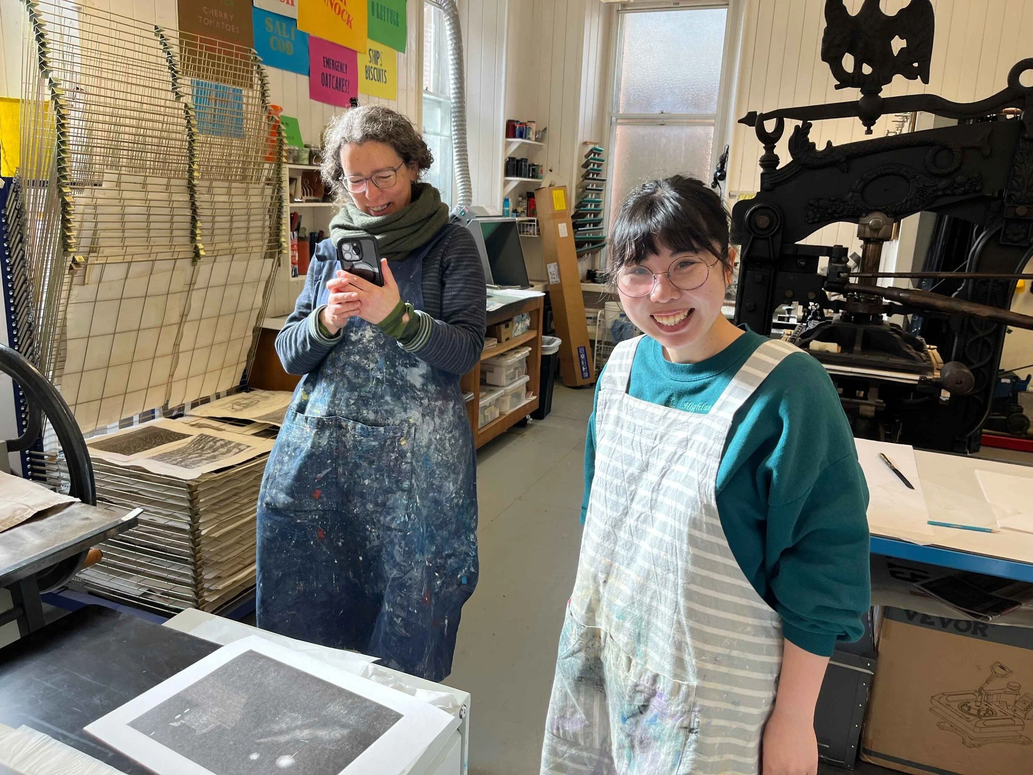 Japan/Orkney Artist-in-Residence Programme
Meet the Artists Event at the Pier Arts Centre tomorrow (Saturday 21 March)

Join Orkney based visual artist and writer Samantha Clark and Japanese artist Shinobu Daito as they discuss their experiences of t