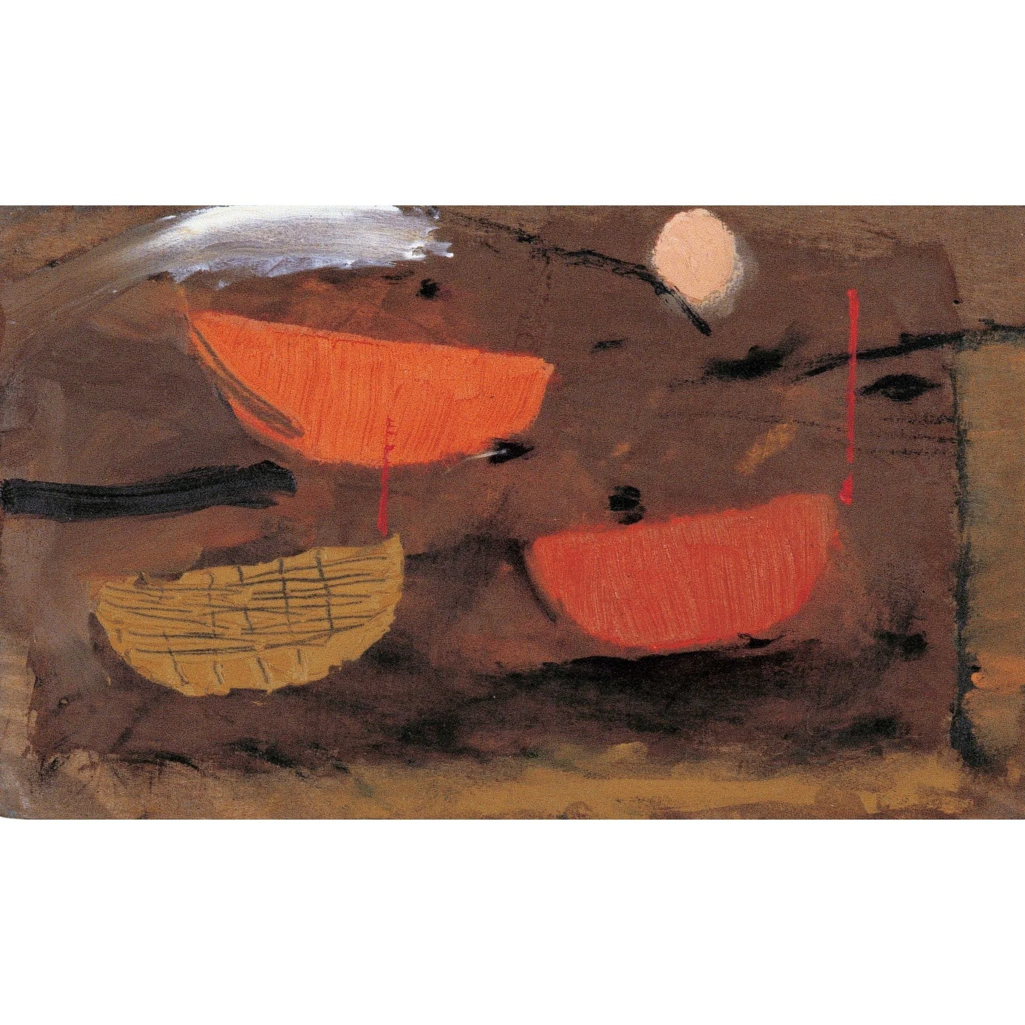 We have another 2 Collection artist births to celebrate today, Roger Hilton (1911-75)
and F.E. McWilliam (1909-92)

Images: Roger Hilton Three Boats c.1958 &copy; estate of Roger Hilton. All rights reserved, 2026 DACS; F.E. McWilliam The Orator 1955 