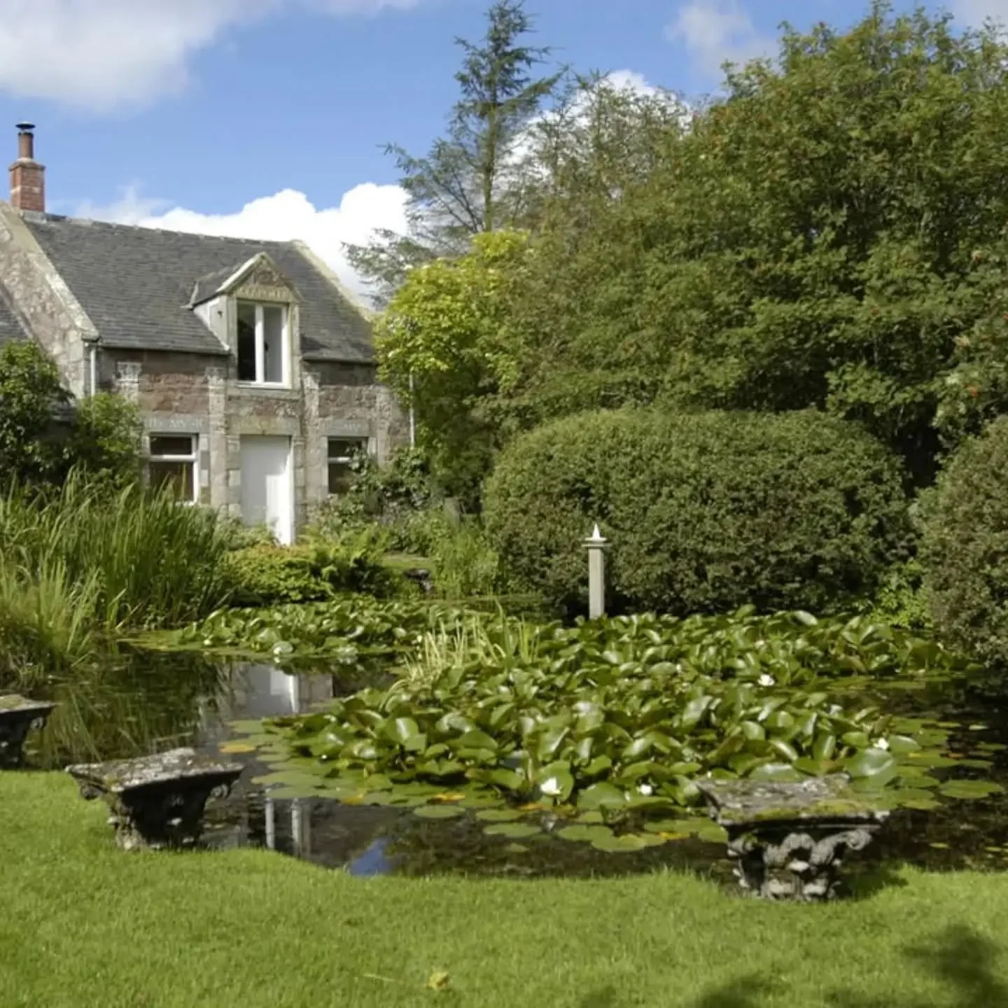 Get @reshare_app &bull; @littlespartaihf Today we are delighted to reveal that significant funds, including from the National Heritage Memorial Fund and Art Fund have been raised to ensure the future of Little Sparta. The garden of the late poet and 