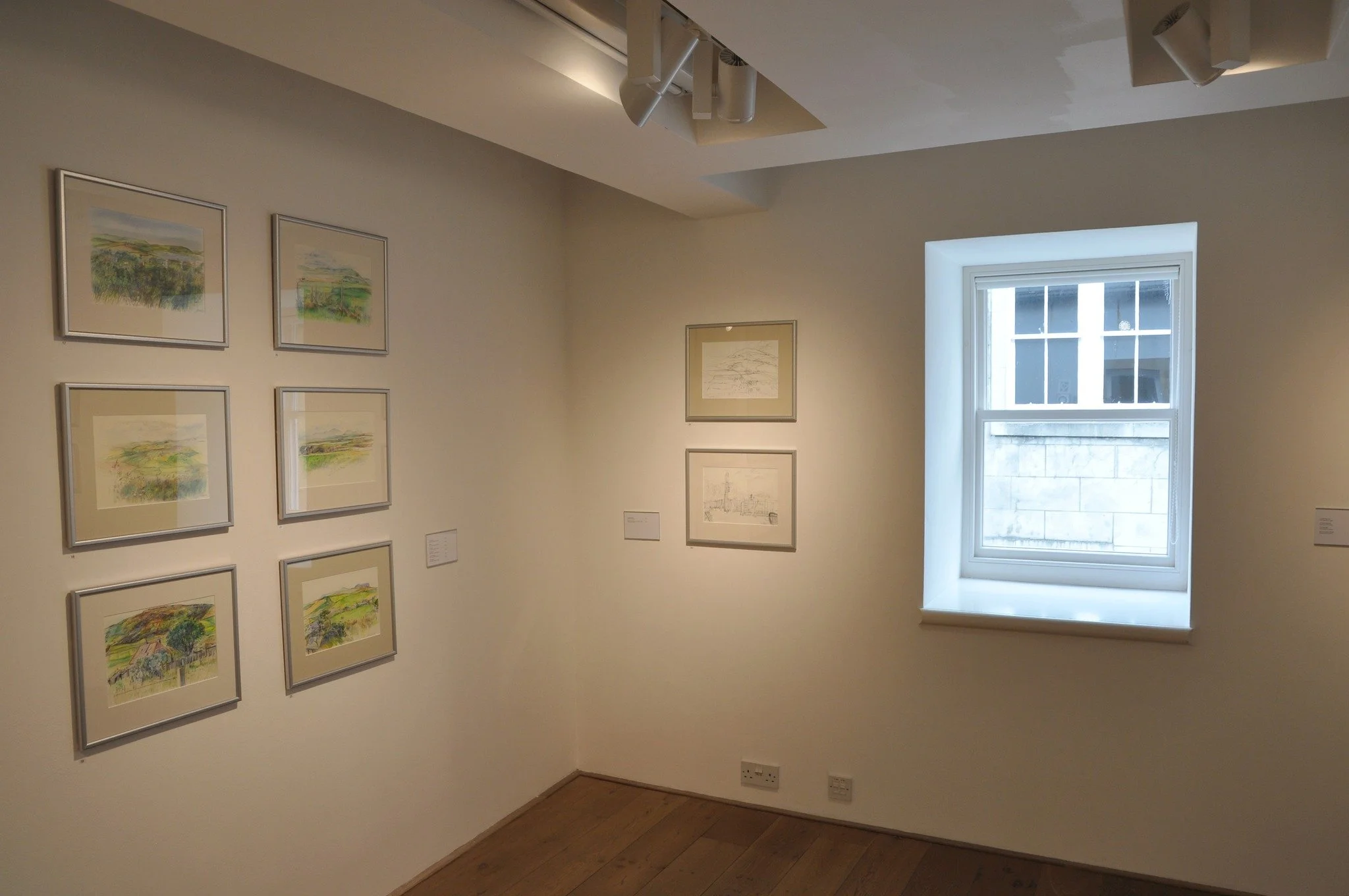 When you&rsquo;re tired of the mountains and the rivers and the trees... 
Drawings by Marian Ashburn
on display until 15 August

"There are drawings where I have wanted to capture something of the character or mood of a place and others where I 