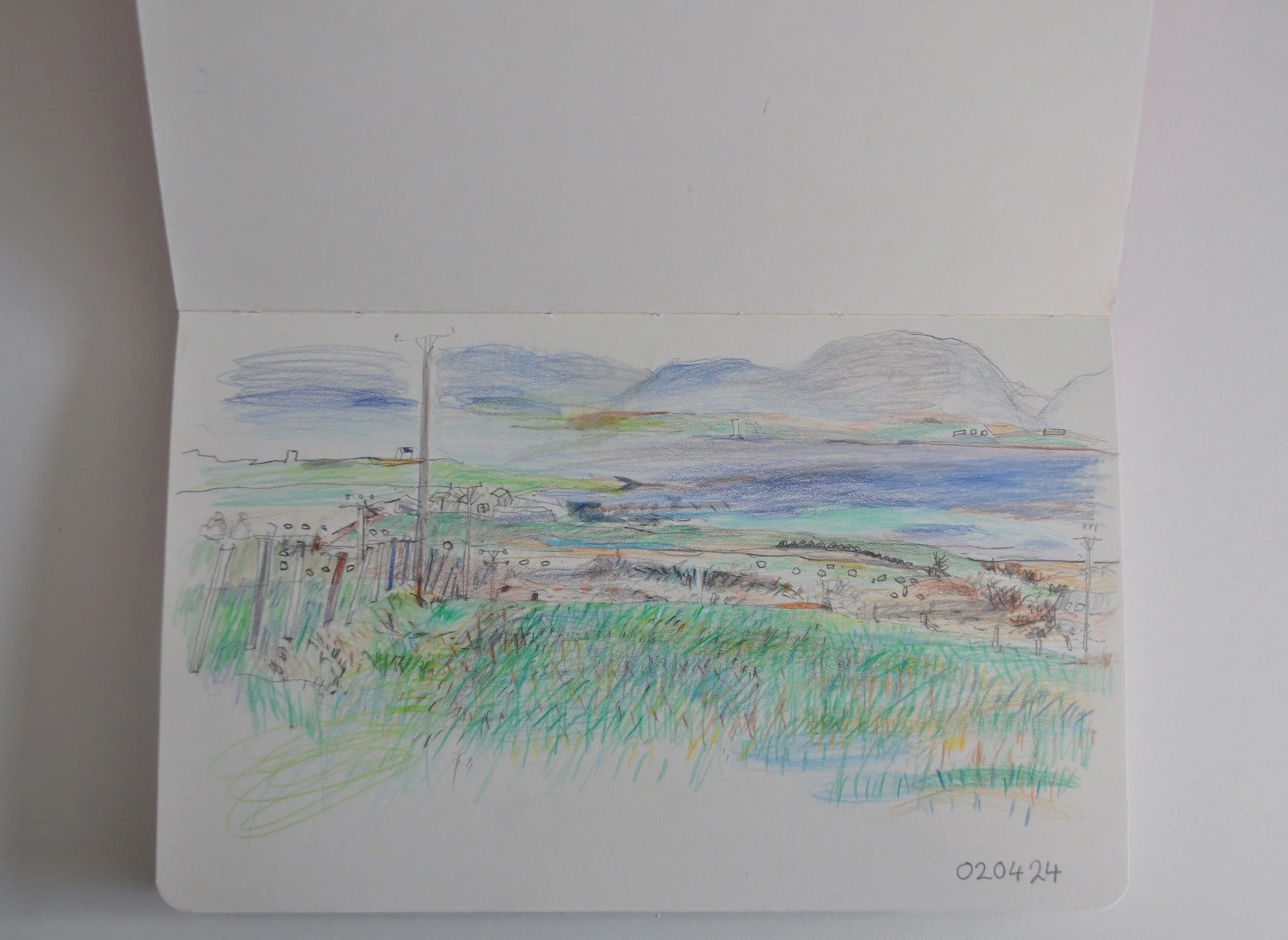 Today (Saturday 15 August) is the last chance to see 
When you&rsquo;re tired of the mountains and the rivers and the trees...
Drawings by Marian Ashburn

Working mostly in sketchbooks and often outdoors, Ashburn captures the landscapes of Orkney &nd