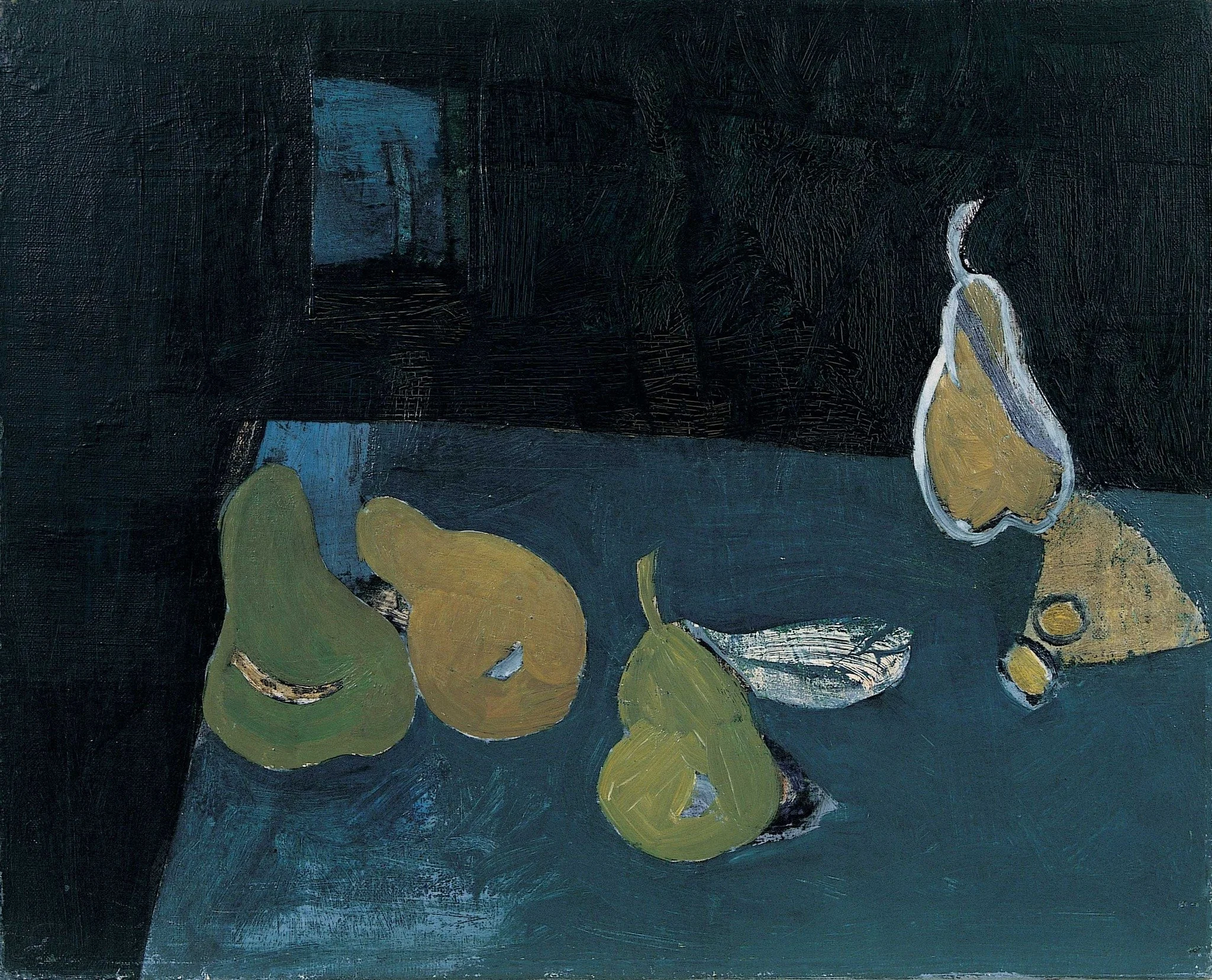 Today we celebrate the birth of Keith Vaughan (1912-77) with Still Life with Pears 1951 from our Collection

#PierArtsCentre