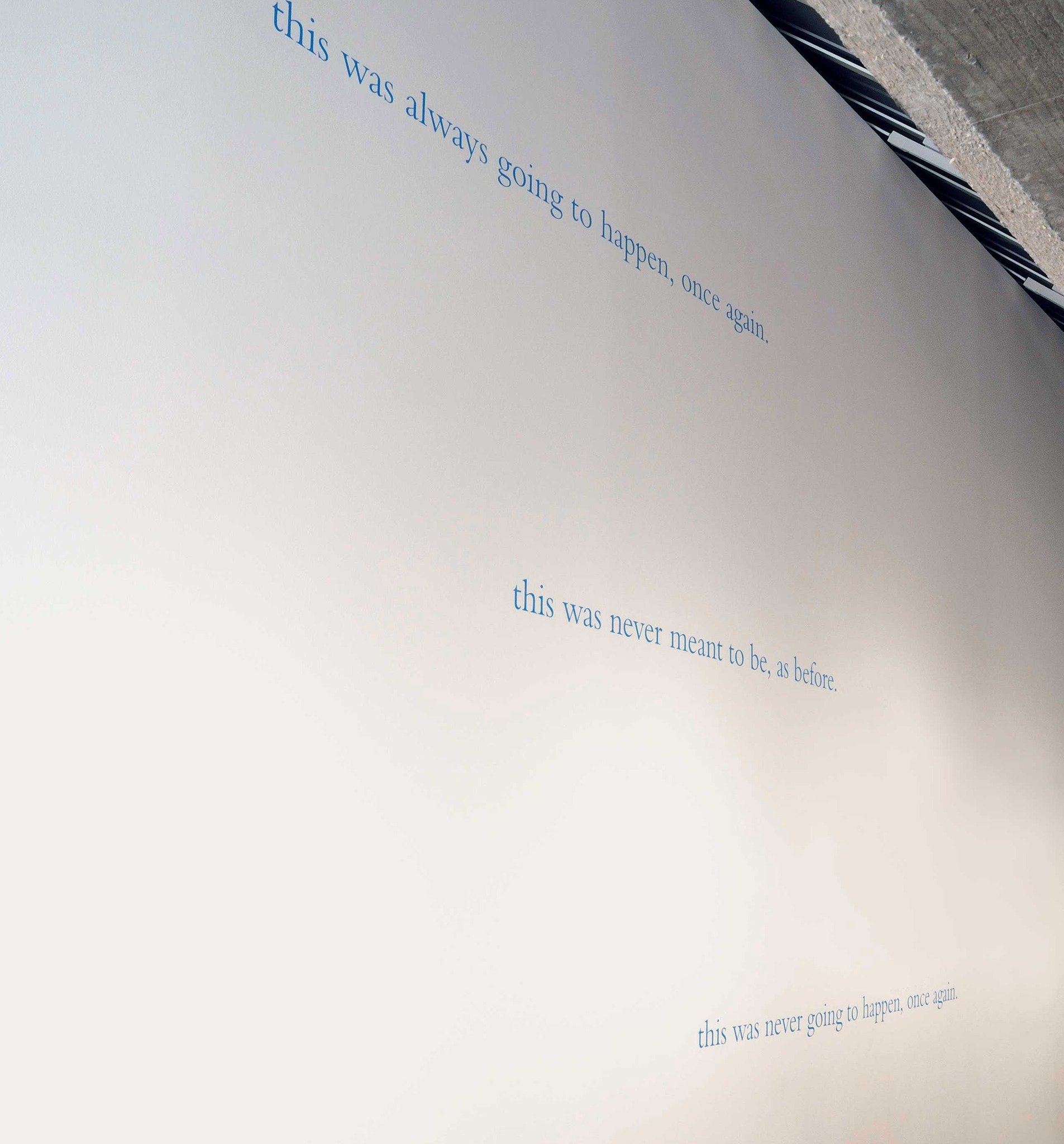 Today we celebrate the birthday of Douglas Gordon (b. 1966) with another unsent letter. then another. and another. and yet another. 2007 from our collection

#PierArtsCentre #Stromness