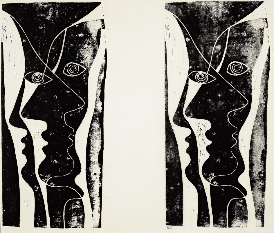 The theme for this week's @artukdotorg #OnlineArtExchange is contemporary portraiture for &lsquo;Club Culture Cumbria&rsquo; at The Armitt @thearmitt 

We love 1933 (profiles) by Ben Nicholson (1894&ndash;1982) from the collection @kettlesyard
Kettle