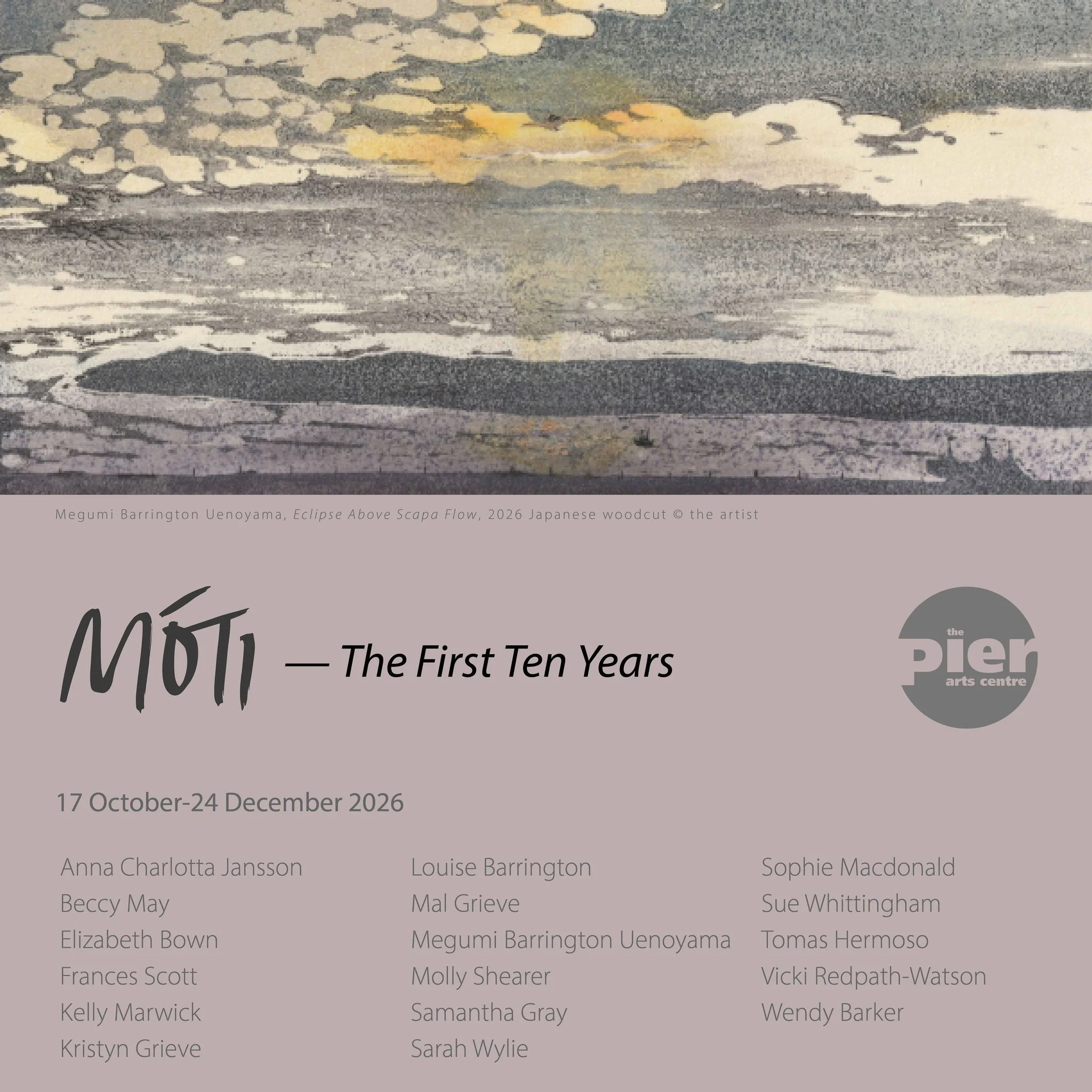 Moti -  The First Ten Years is on display until 24 December
@moticollective  is a group of art and design graduates who have either studied in, returned to, or chosen to base themselves in Orkney. Their founding members were initially brought togethe