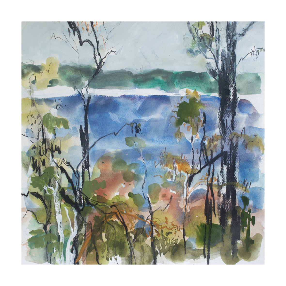 Lake Boomanjin #2 fine art print 40 x 40cm
