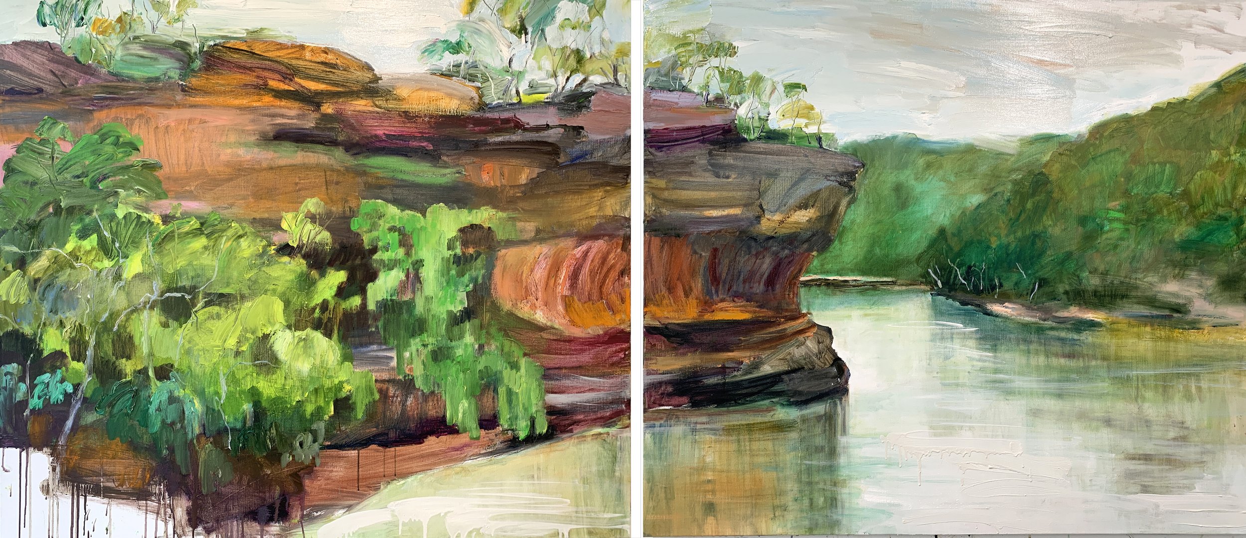 Commission diptych of Hawkesbury