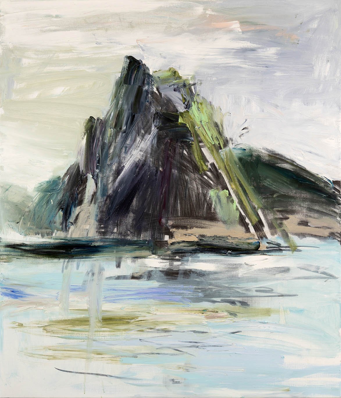 The Needles (Maatsuyker island), 2022 oil on linen 92 x 107 cm