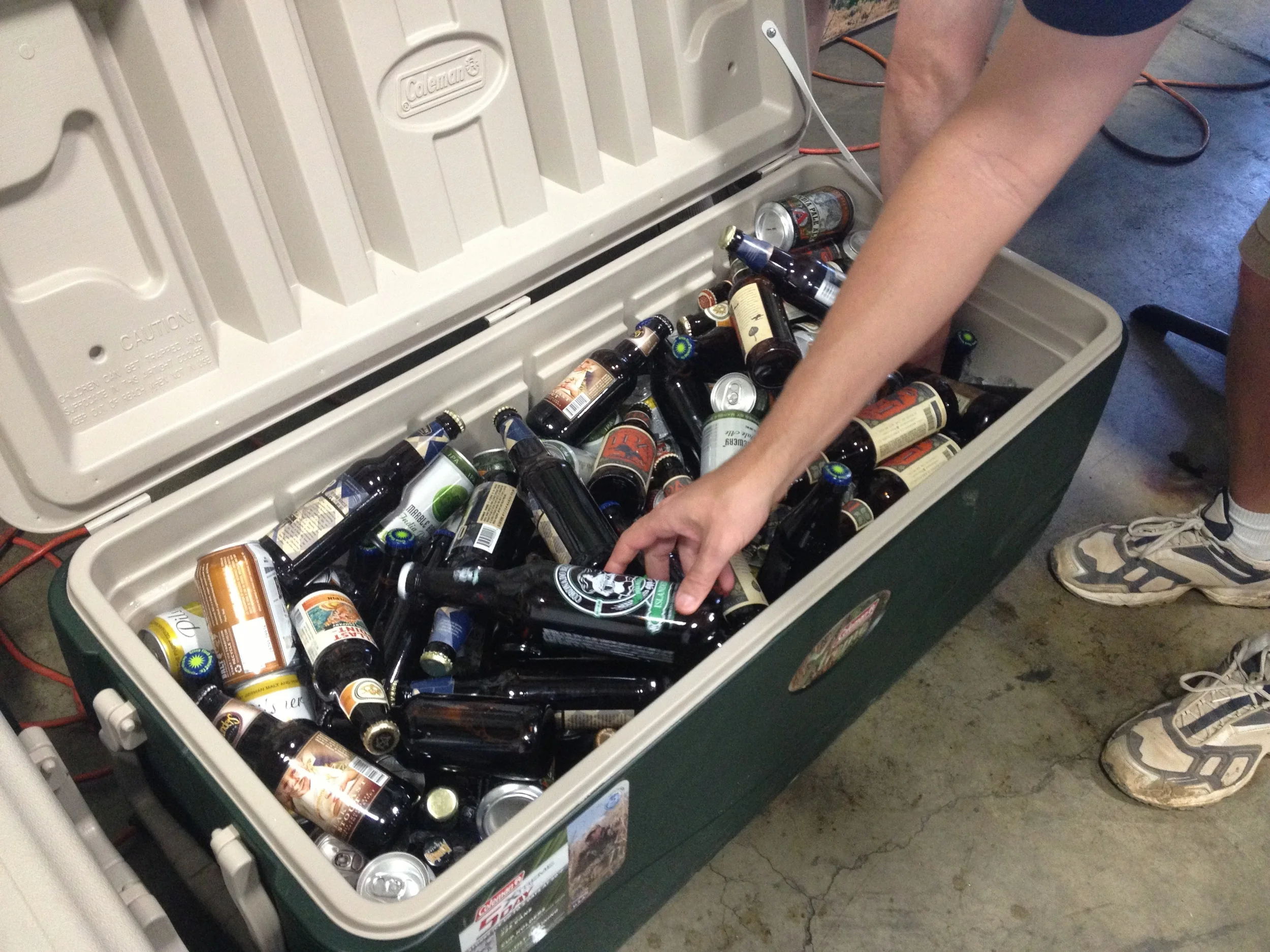 One of the many legendary beer coolers.