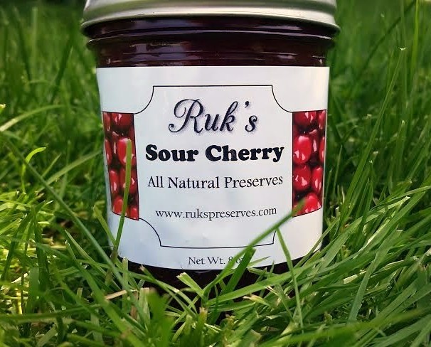 8 oz. Jar (June-August) Customers have said our Sour Cherry takes them back to a time as kids when eating the cherries straight from the tree. Give it a try and tell us about your sour cherry memory! Ingredients: Sour Cherries, Sugar, Pectin, Organic Lemon Juice