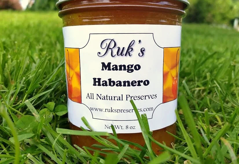 8 oz. Jar (May - September) Mango Habanero is a fantastic flavor combination great as a glaze over grilled meats! The hot pepper connoisseur knows the Habanero may not be the hottest pepper in the world but it can pack some punch so we're not kidding folks when we say...it's hot! Ingredients: Mangoes, Sugar, Pectin, Organic Lemon Juice, Habanero Peppers