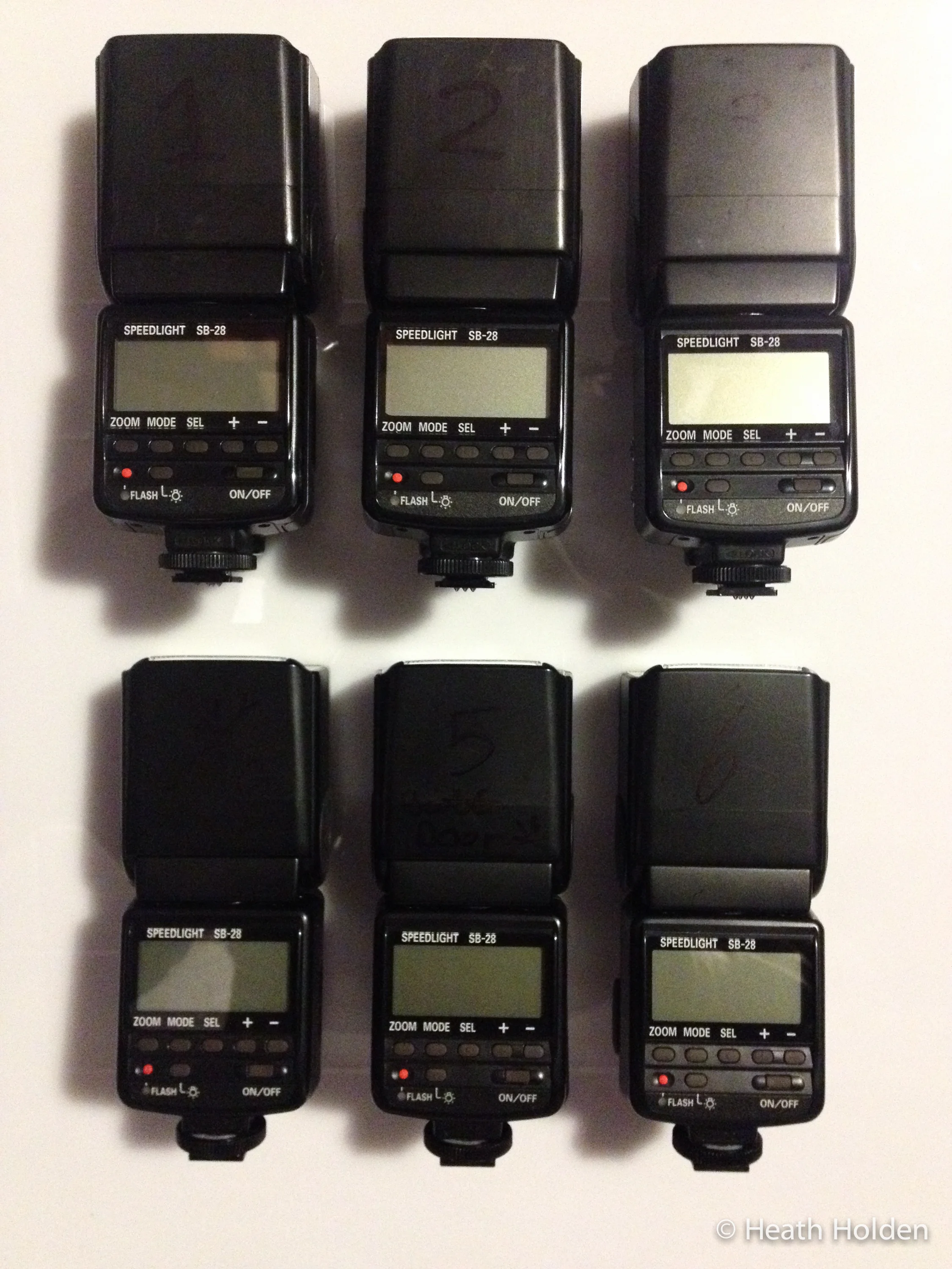 Canon camera bodies and Nikon flashes are the secret to an efficient working camera trap system. I bought every Nikon SB28 I found online over several months. These are placed in custom built tubes and mounted with small ball heads for perfect adjustment and lighting. When the camera traps are set up they resemble a hidden outdoor studio using all the same lighting techniques.