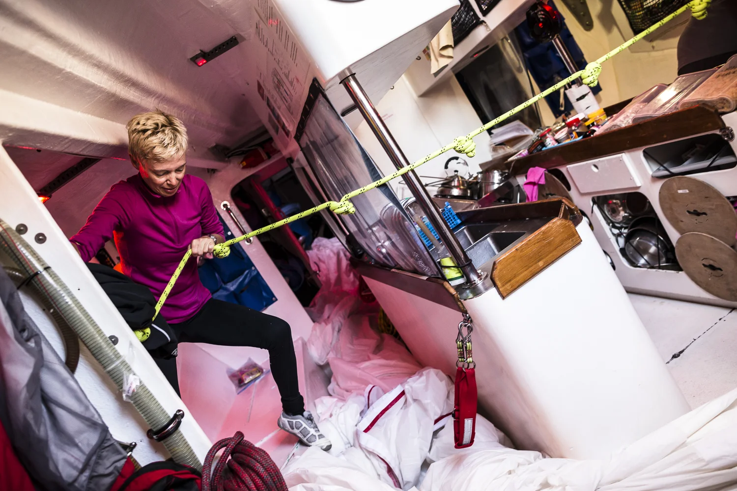 Clipper Round the World Yacht Race, Team Garmin racing in Rolex Sydney to Hobart 2015.