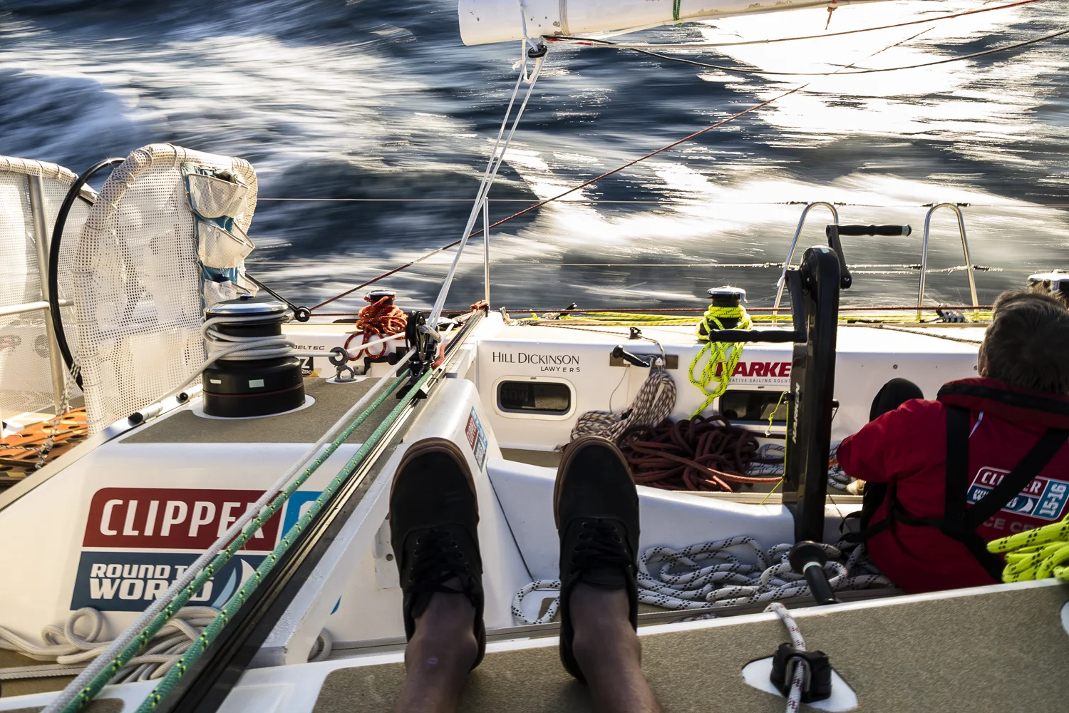 Clipper Round the World Yacht Race, Team Garmin racing in Rolex Sydney to Hobart 2015.