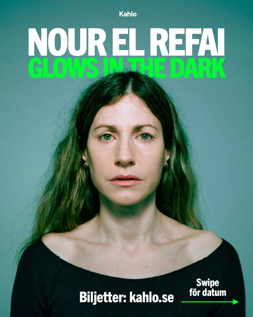 ⭐️BILJETTSL&Auml;PPSPEPP⭐️

&Auml;ntligen f&aring;r vi g&ouml;ra turn&eacute; med den h&auml;r stj&auml;rnan! 

NOUR EL REFAI - GLOWS IN THE DARK

H&ouml;sten 2026 &amp; v&aring;ren 2027. 

Kahlo.se - L&ouml;p och k&ouml;p!💚