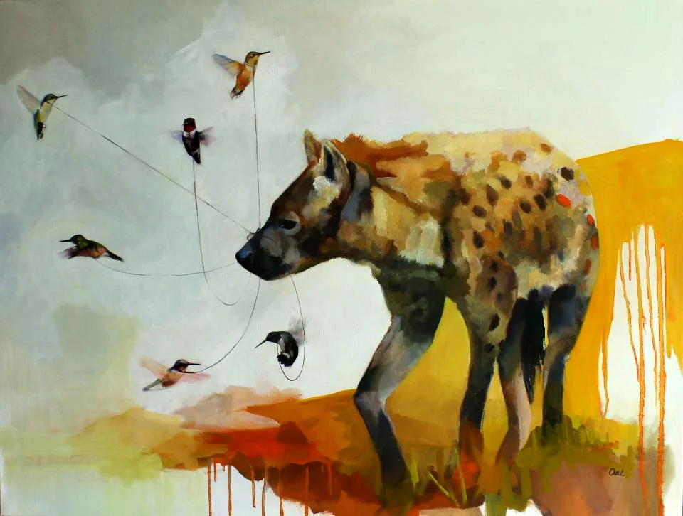 Hyena and Hummingbirds