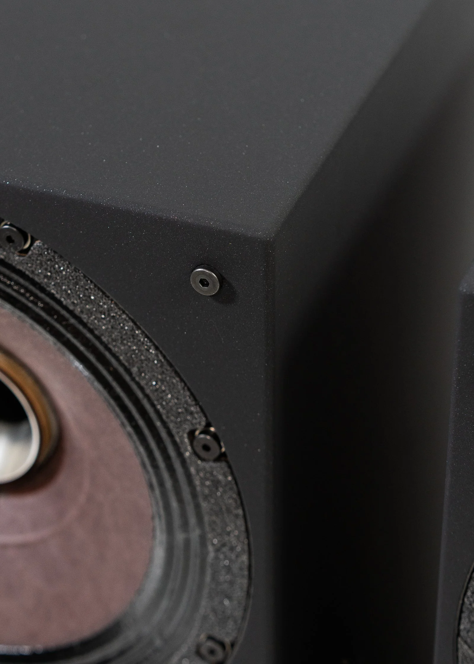 Closeup photo of Black Starlight finish.