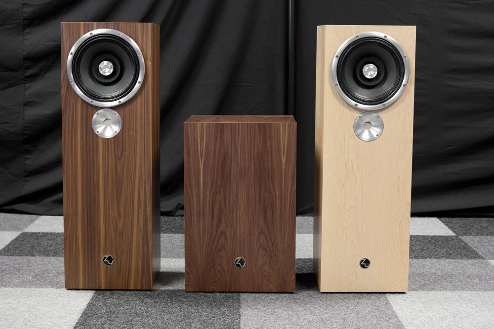 Honey Walnut (left & center) Natural Maple (right)