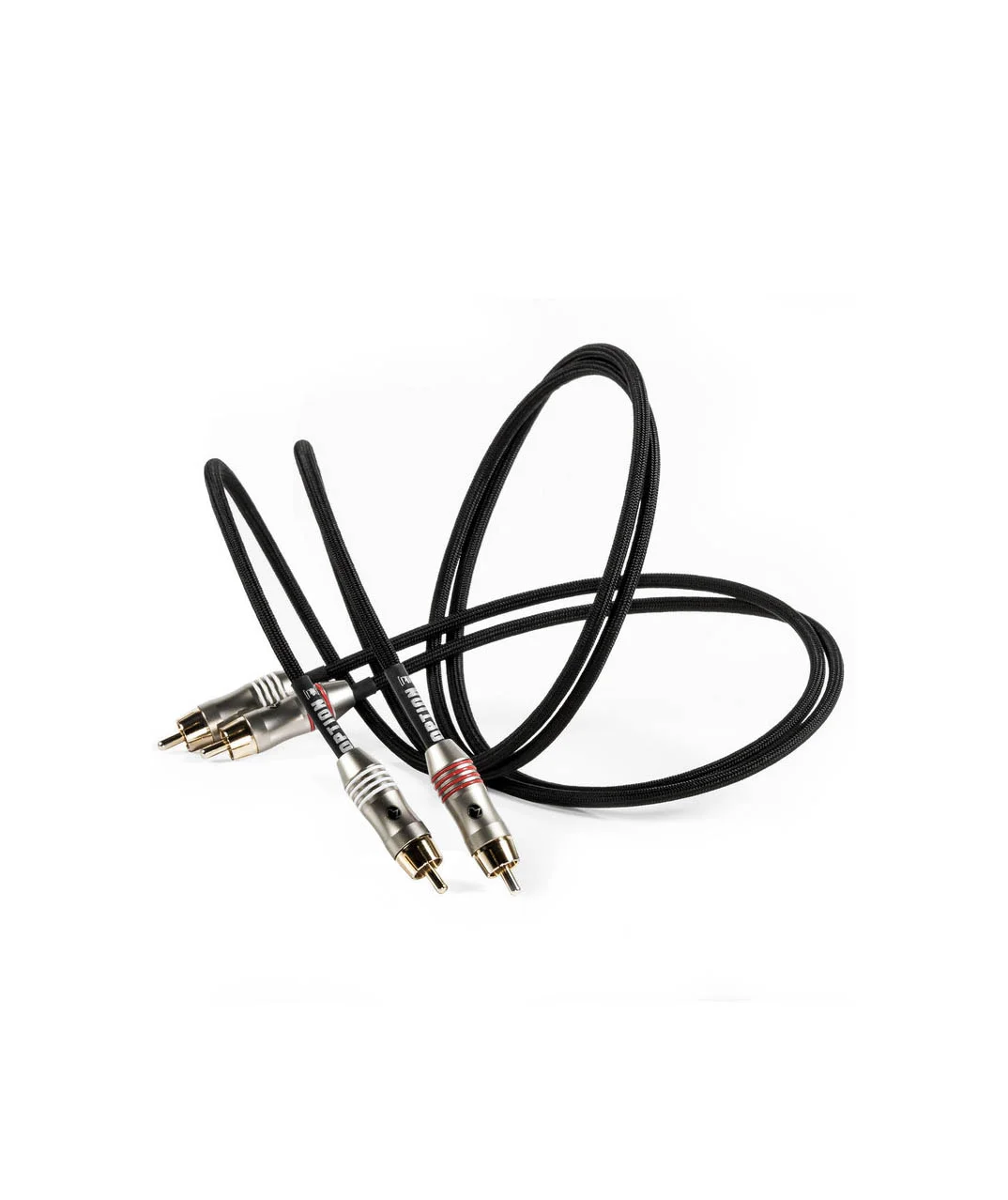 Photo of Zu Option RCA cable shown in black.