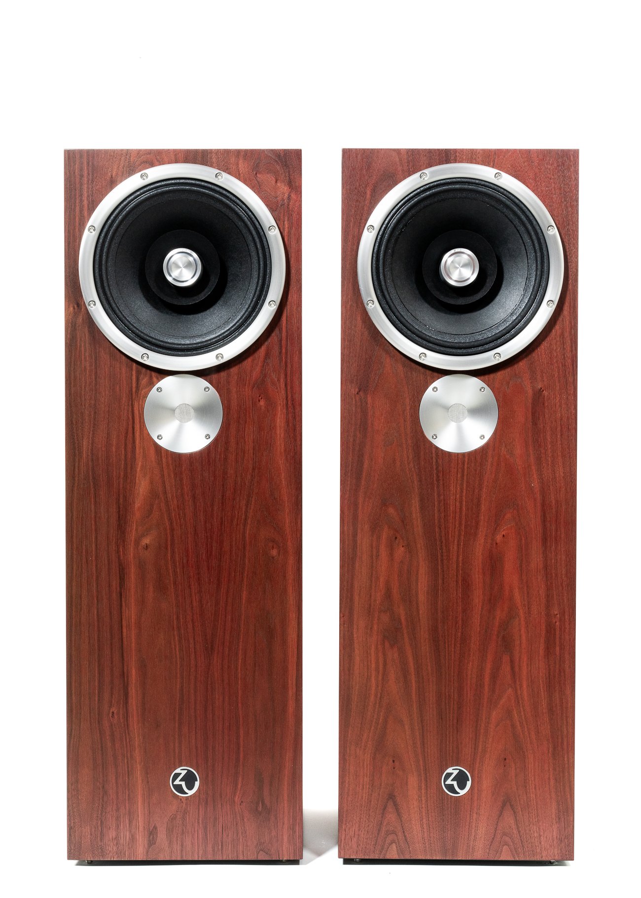 Photo of Zu DW-6 Superfly in red-tone American walnut - matched pair.