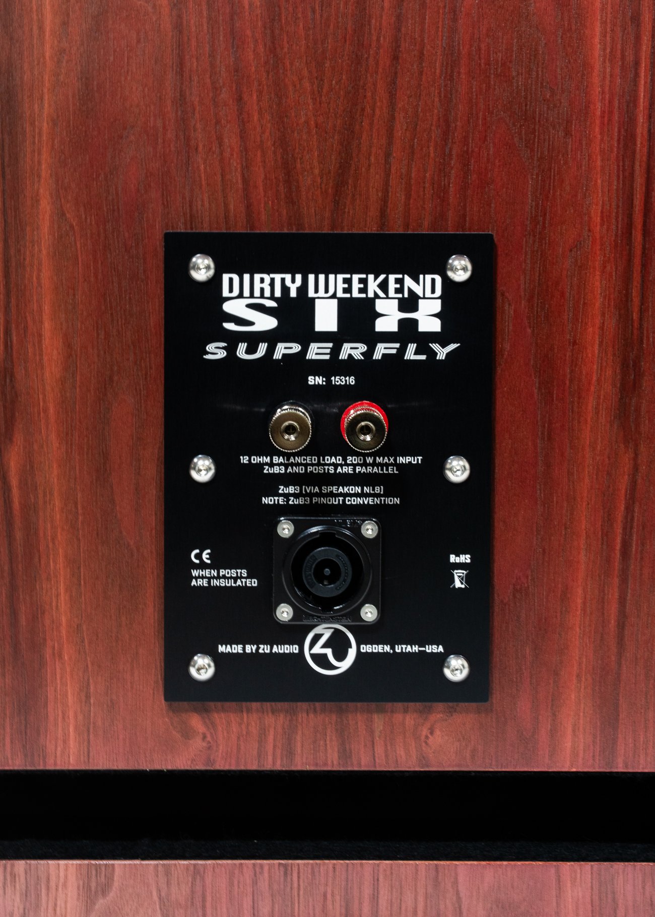 Photo of nameplate of Zu DW-6 Superfly.