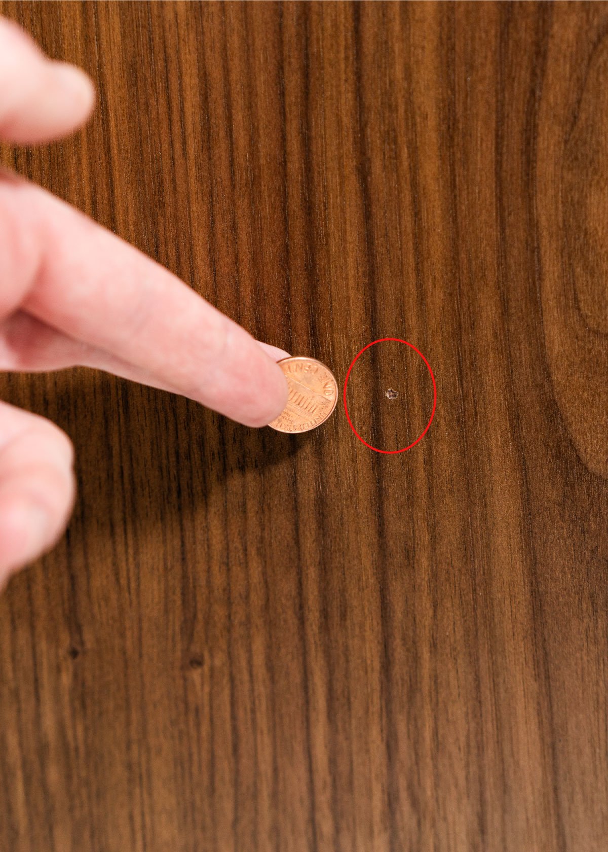 Photo of blemish.