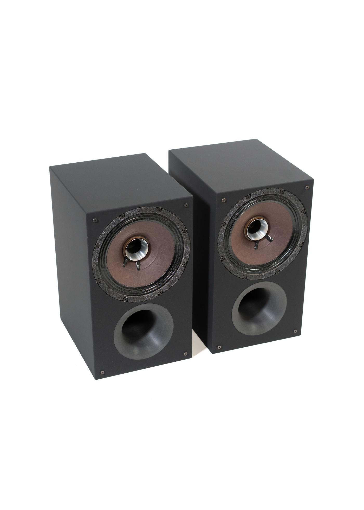 Zu Audio Method Bookshelf pair finished in black starlight.