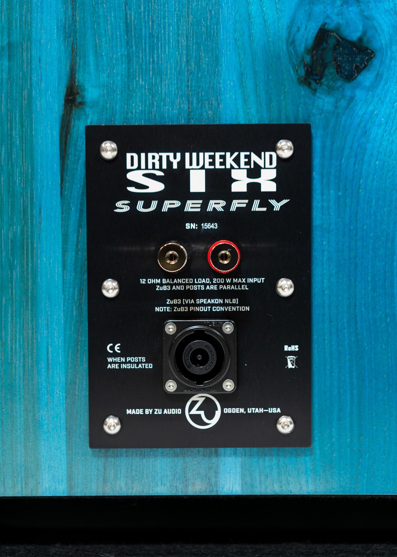 Photos of Zu Blue Teal Hickory Dirty Weekend 6 Superfly on Sale Ready to Ship