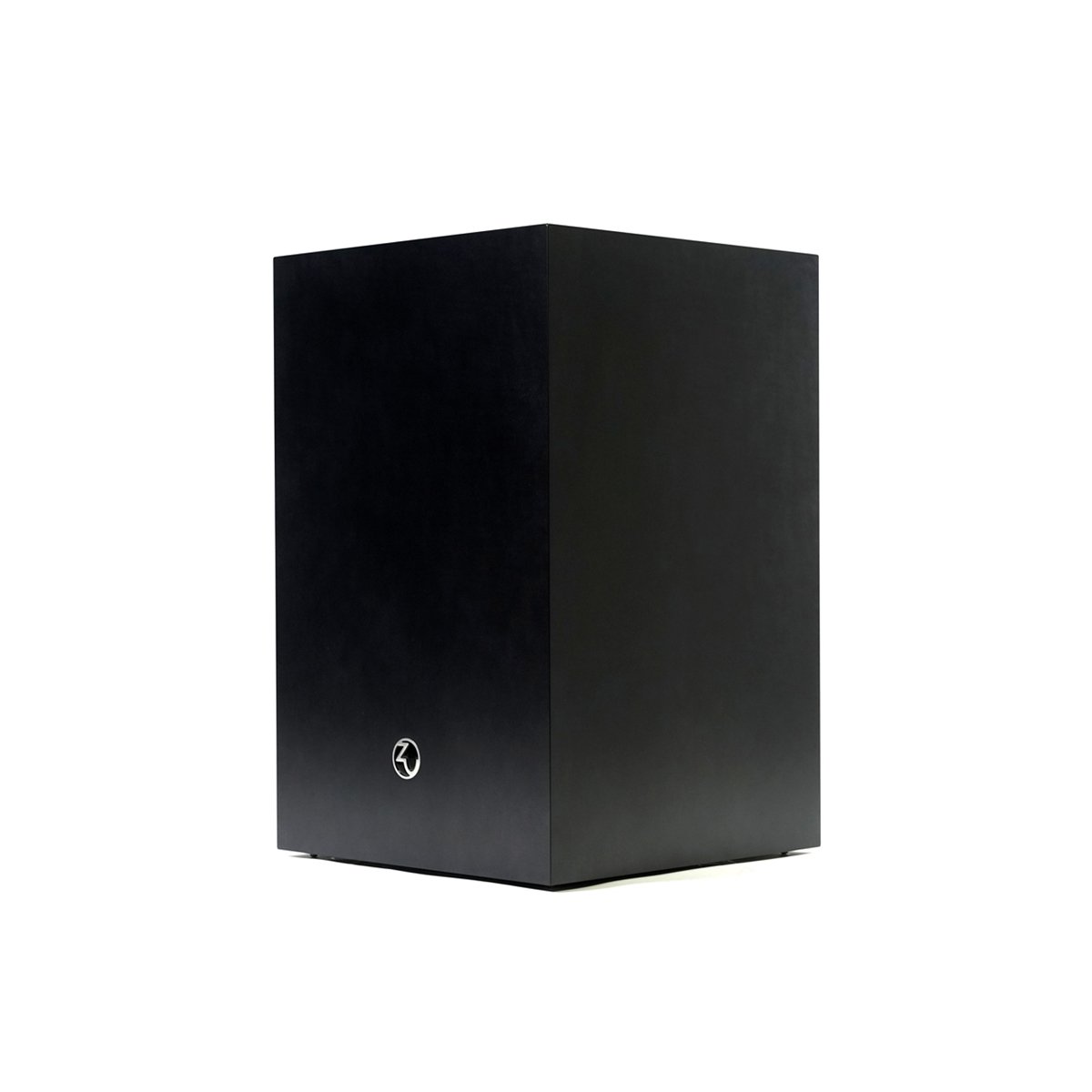 Isometric view photo of Zu Undertone subwoofer.