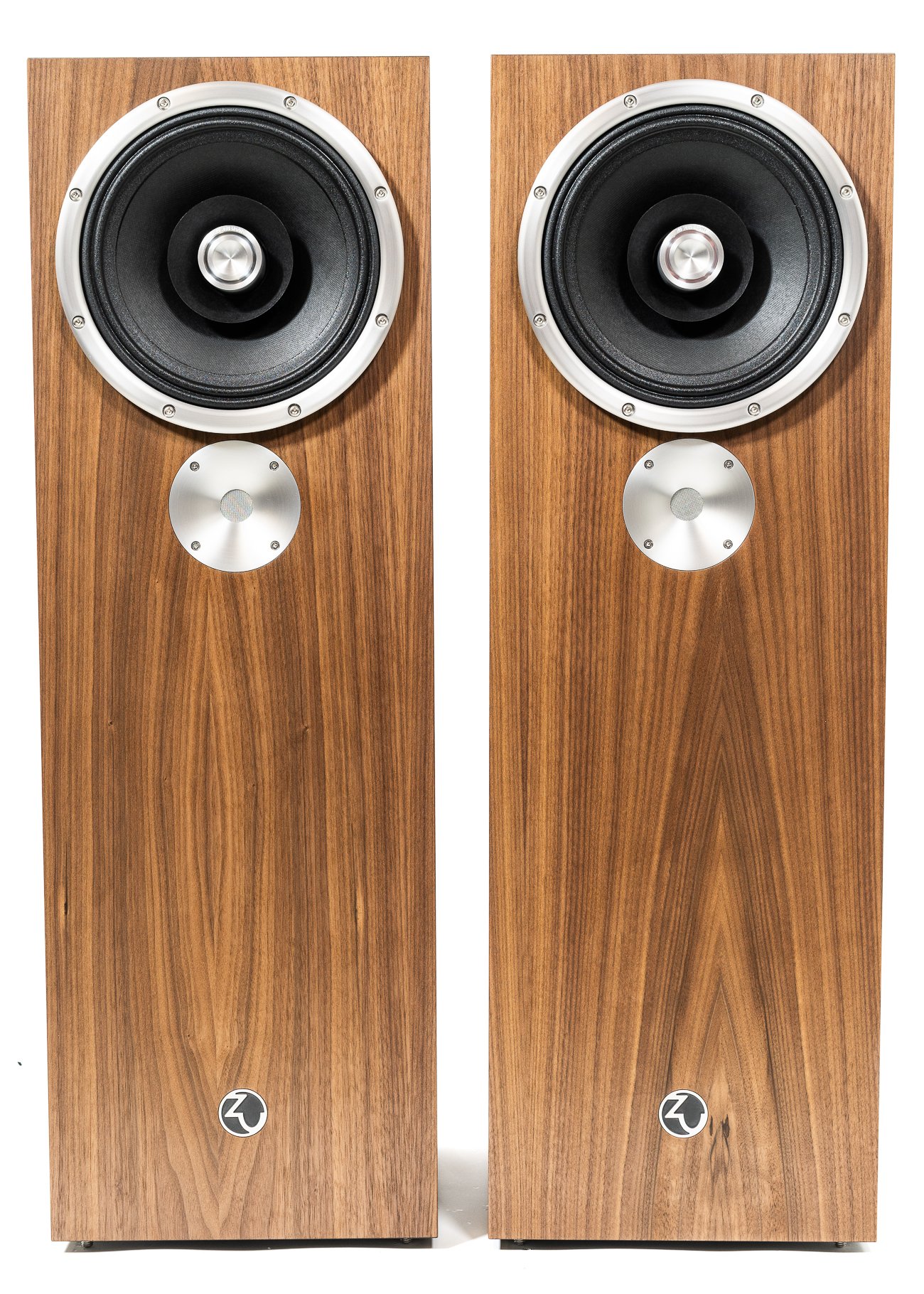 Photo of Zu DW-6 finished in walnut - matched pair.