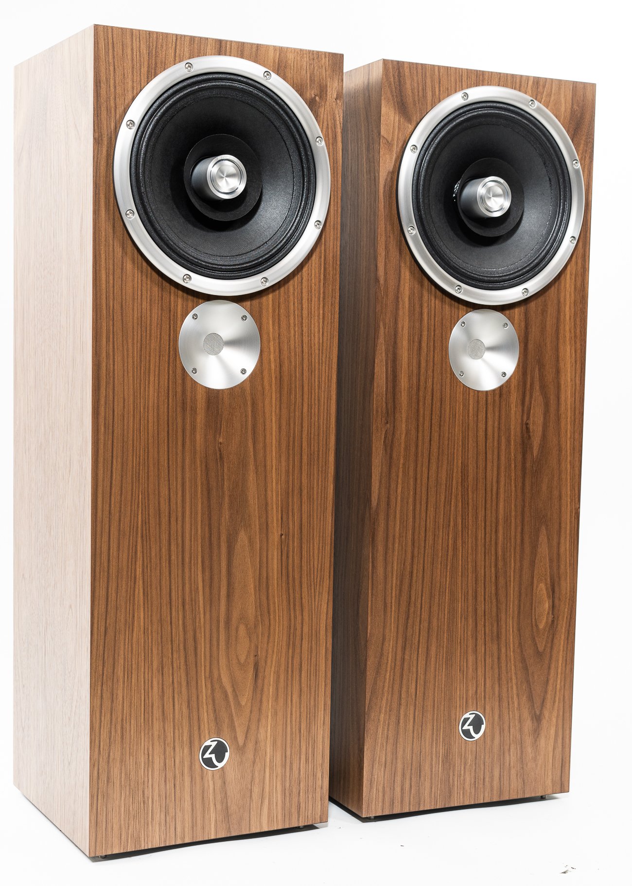 Photo of Zu DW-6 Superfly finished in American walnut - matched pair.