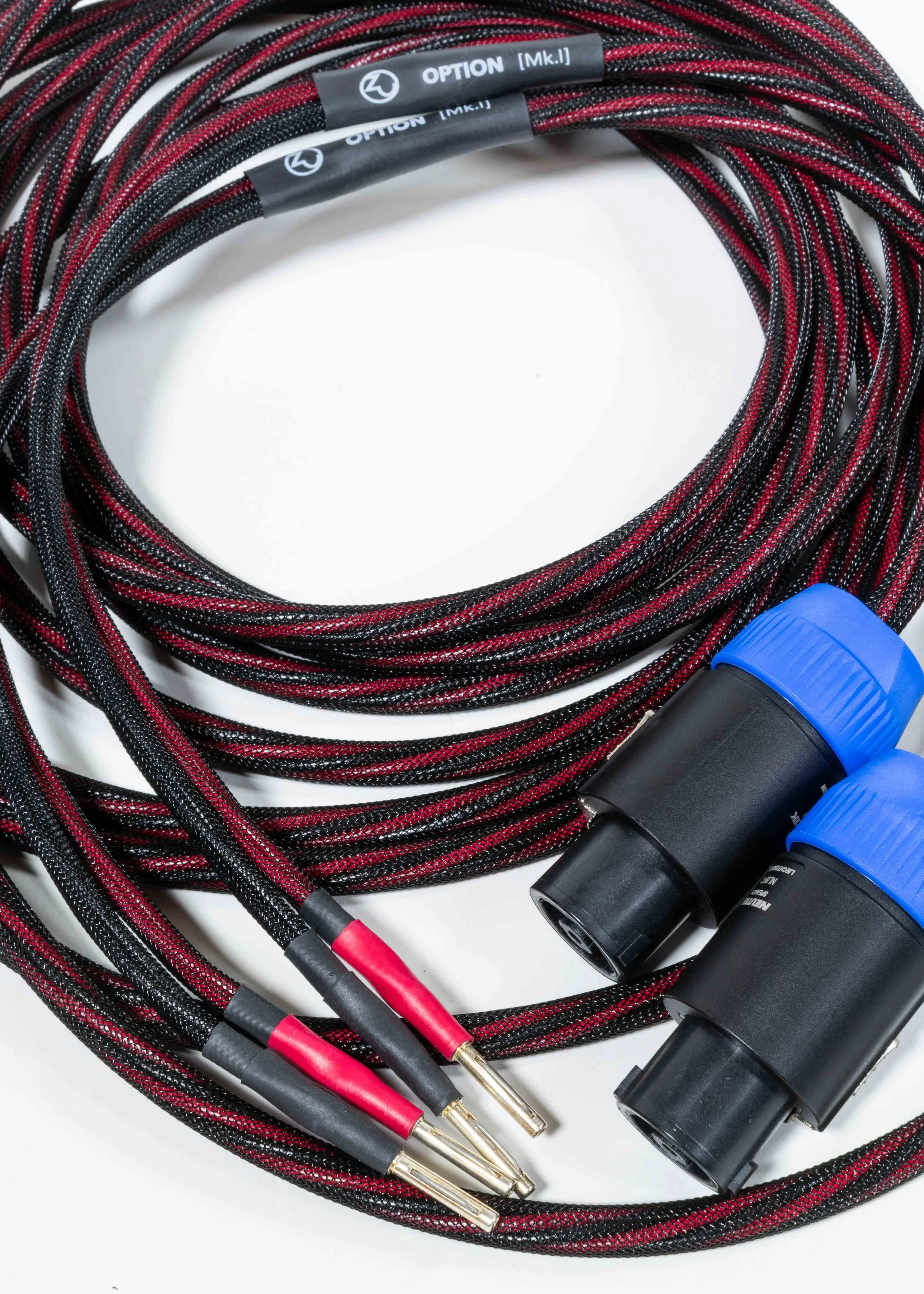 Closeup photo of Zu Option Loudspeaker Cable, 12 foot pair.