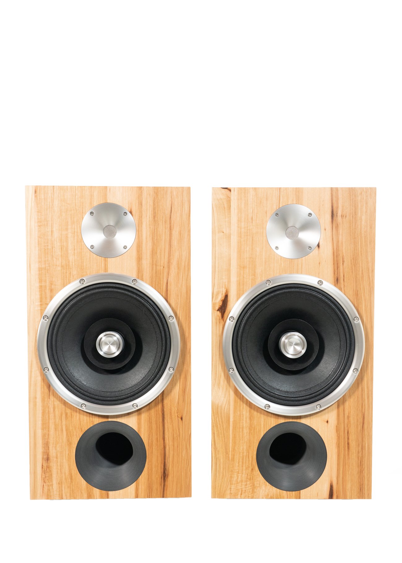 Photo of Zu DWX Superfly finished in rustic hickory - matched pair.