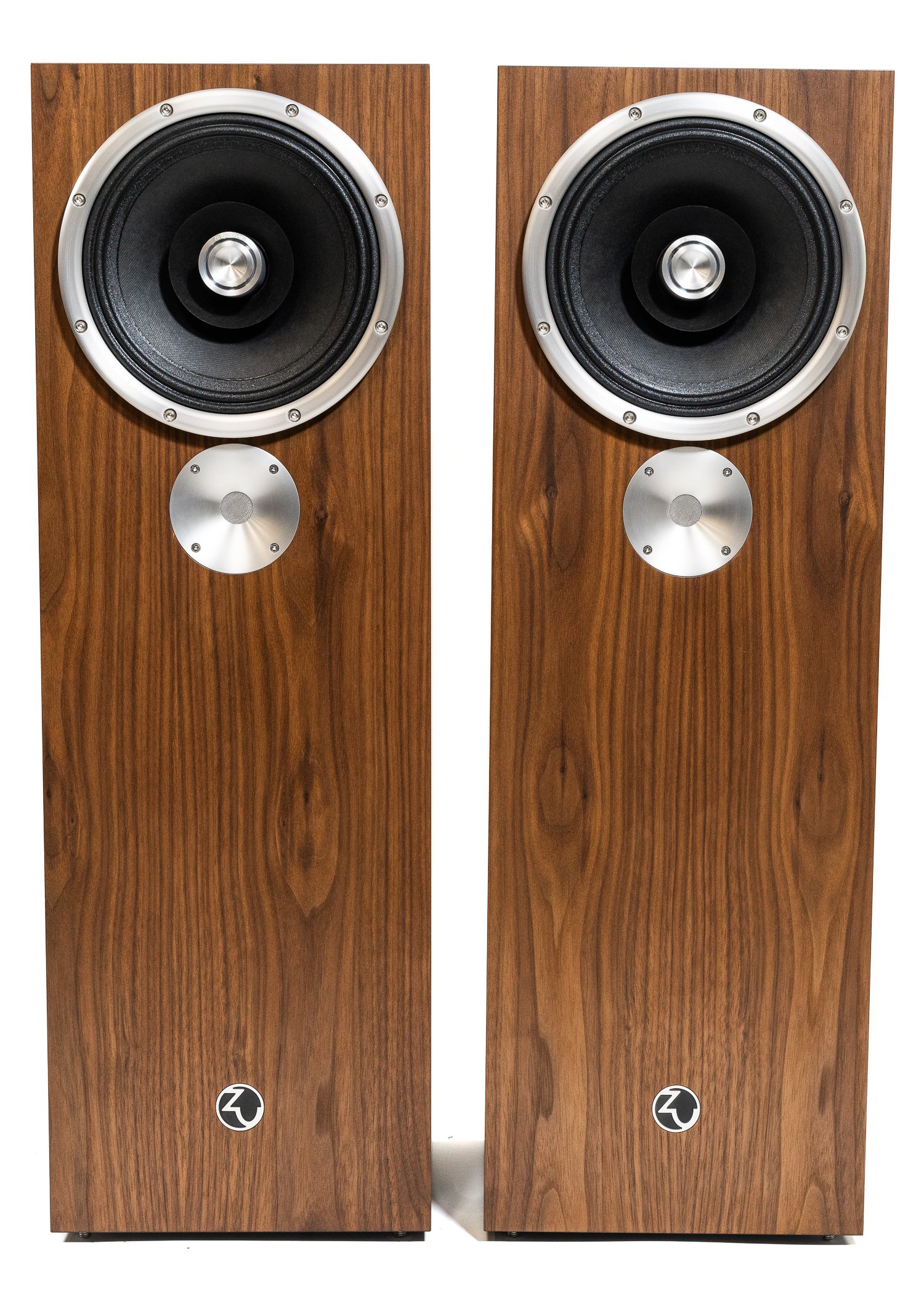 Photo of Zu DW-6 Supreme finished in American walnut - matched pair.