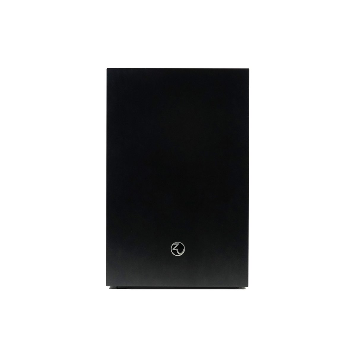 Photo of Zu Undertone Mk.III subwoofer system finished in black satin.
