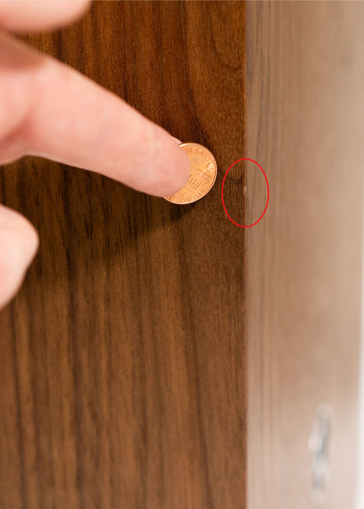 Photo of edge ding.