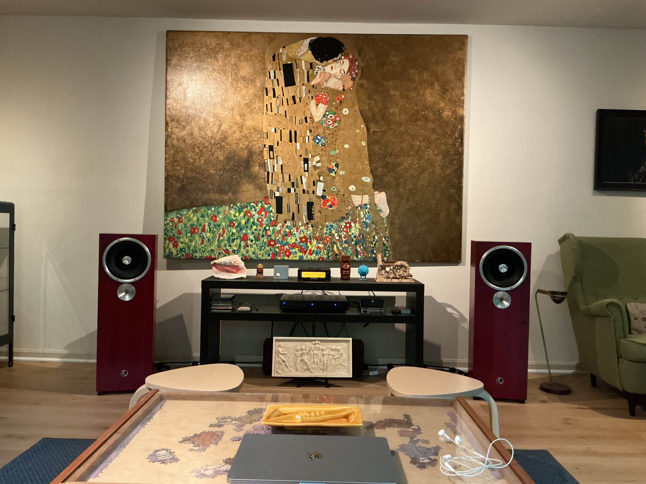 DW-6 with Jupiter Caps, Rotel A11 m2 with a WiiM streamer and Fio tube dac, All Zu cables now (which really are impressive,) The simulation is all that’s promised