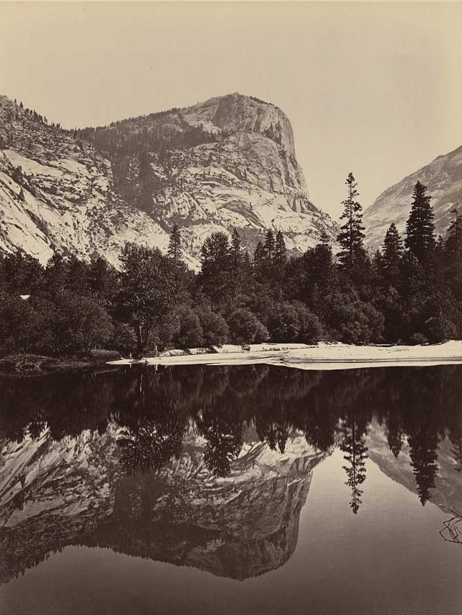 Carleton Watkins. Mirror Lake and Mount Watkins, circa 1865