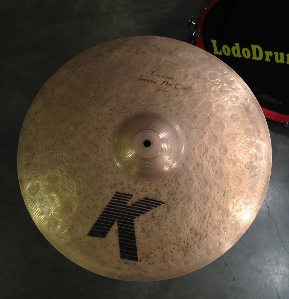 It doesn't get any drier than this awesome Zildjian K Custom Crash cymbal.
