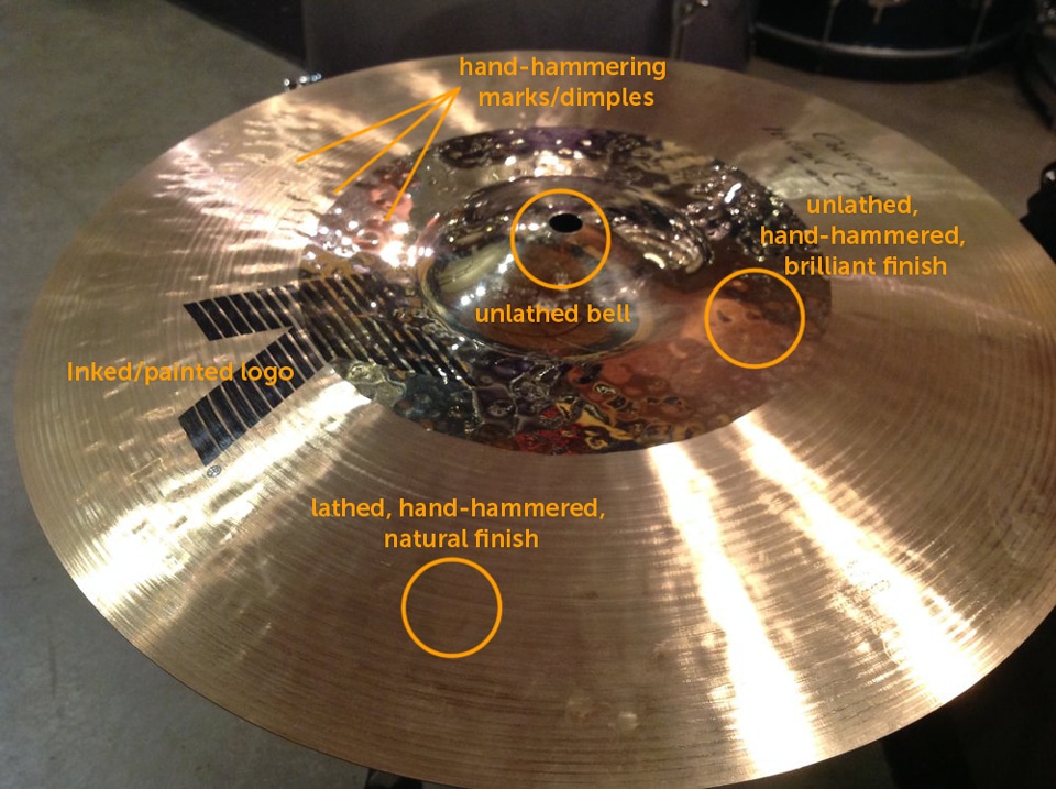 Zildjian K Custom Hybrid Crash Cymbal