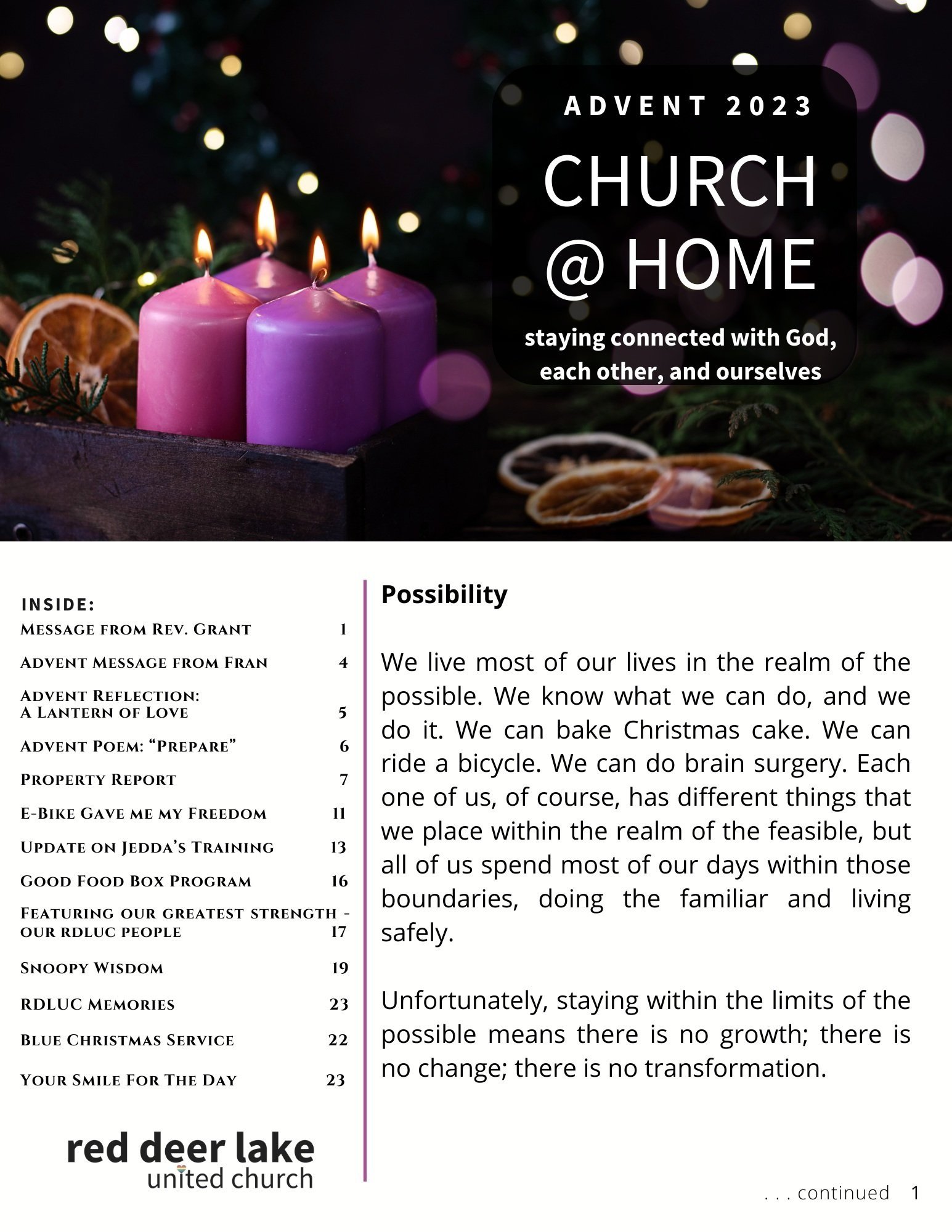   Church@Home Advent 2023  