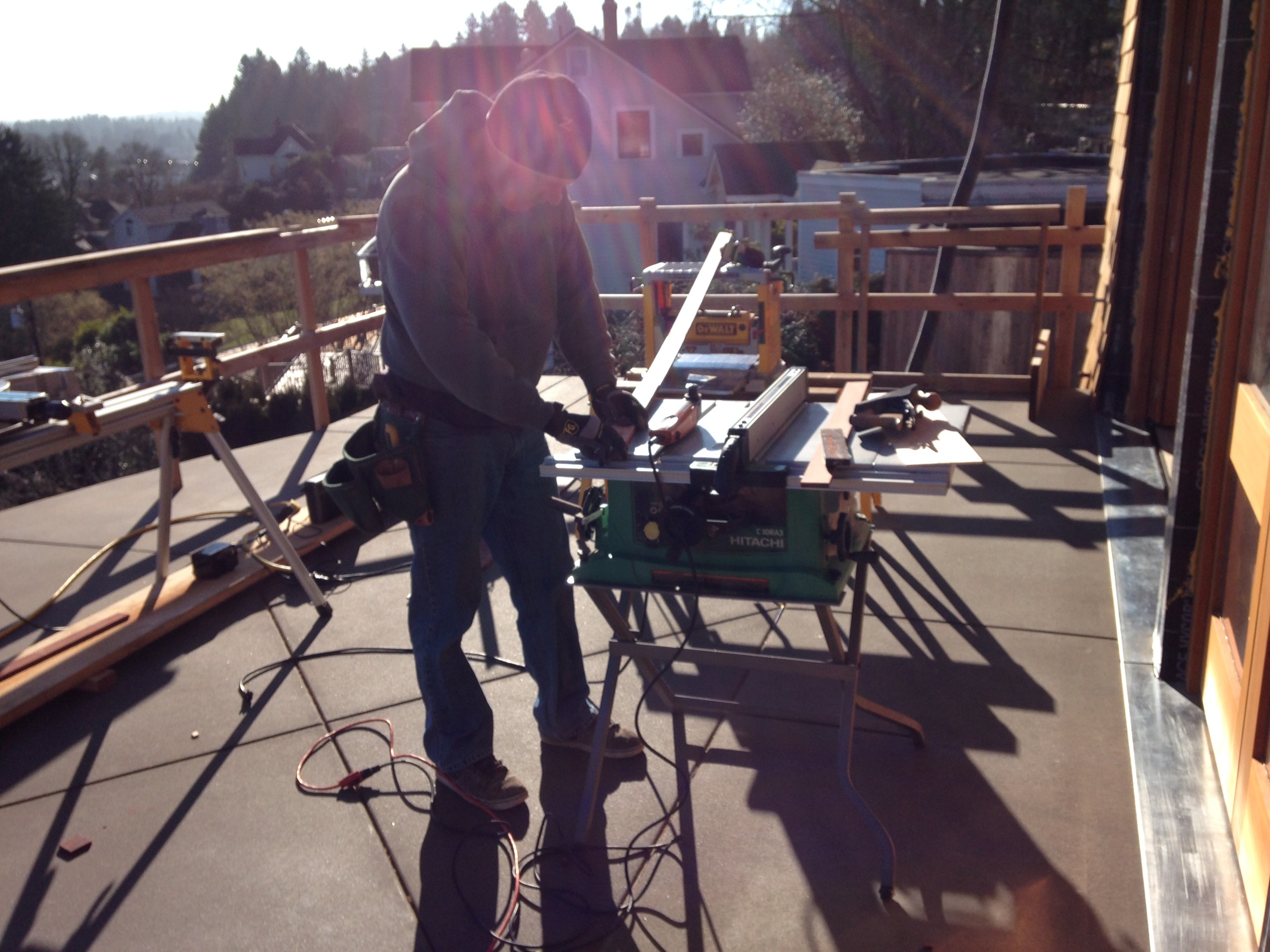 John basking the pacific northwest sun